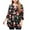 Black, variant on Savings 2026! asdoklhq Christmas Clothing Under $5.00,Women Casual Plus Size Round Neck Christmas Printed T-Shirt Loose Long Sleeve Tops Blouse