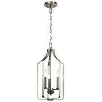 42499NI Kichler Lighting Morrigan - 3 light Pendant - with Traditional inspirations - 21 inches tall by 10 inches wide-Brushed Nickel Finish