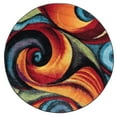 thumbnail image 5 of Tayse Symphony Area Rug SMP1001 Contemporary Multi Curves Swirls 7' 10" x 10' 3" Rectangle, 5 of 10