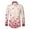 Hot Pink, variant on Valentine's Day Dress Shirt for Men Vacation Stylish Casual Lapel Long Sleeve Heart Printed Button down Tops Hot Pink XXL