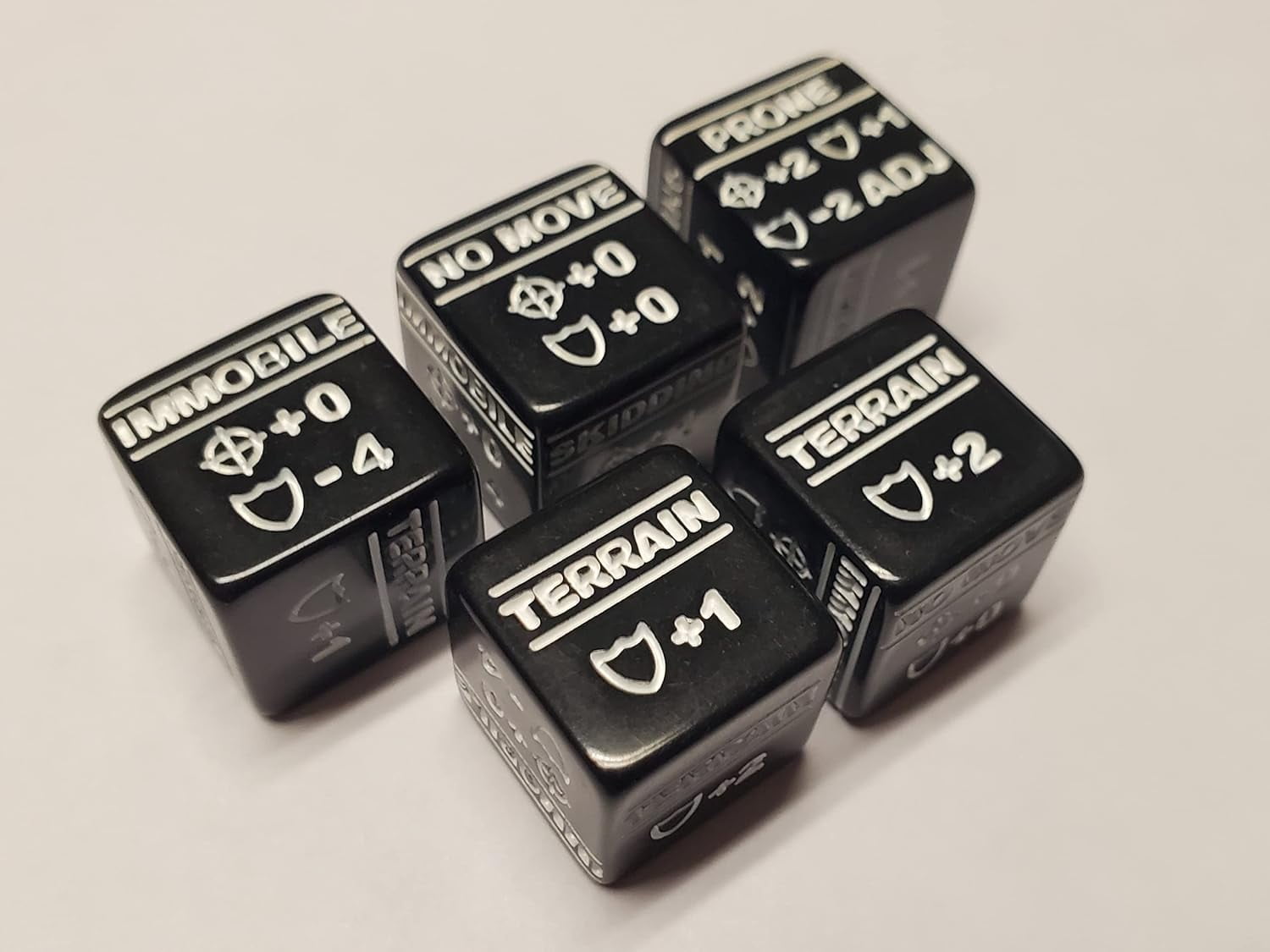 20x Battletech Stats Modifier Dice/Color Coded Walk Run Jump & Special Movement Dice