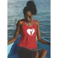 thumbnail image 2 of Mom And Baby Heart Silhouette Racerback Tank Women -Image by Shutterstock, Female Small, 2 of 4