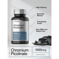 thumbnail image 4 of Chromium Picolinate 1000mcg | 240 Tablets | Vegetarian, Non-GMO, Gluten Free Supplement | By Horbaach, 4 of 8