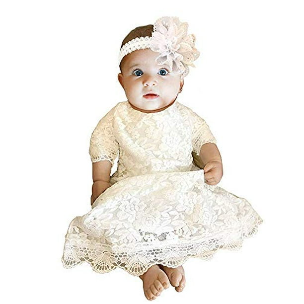 Baptism gown baby girl deals