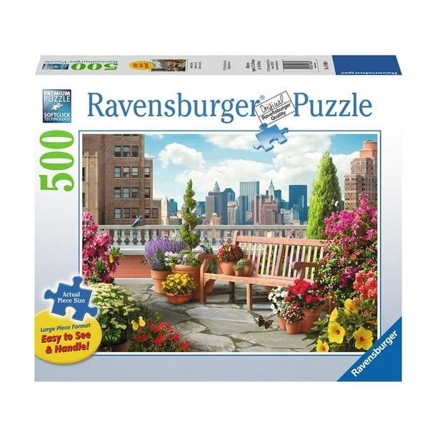 Rompecabezas Ravensburger Puzzle New York Desde la Terraza de 500 Piezas