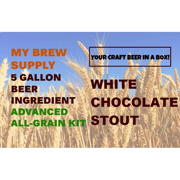 MBS White Chocolate Stout Advanced All Grain 5 gal. Beer Ingredient Kit by My Brew Supply