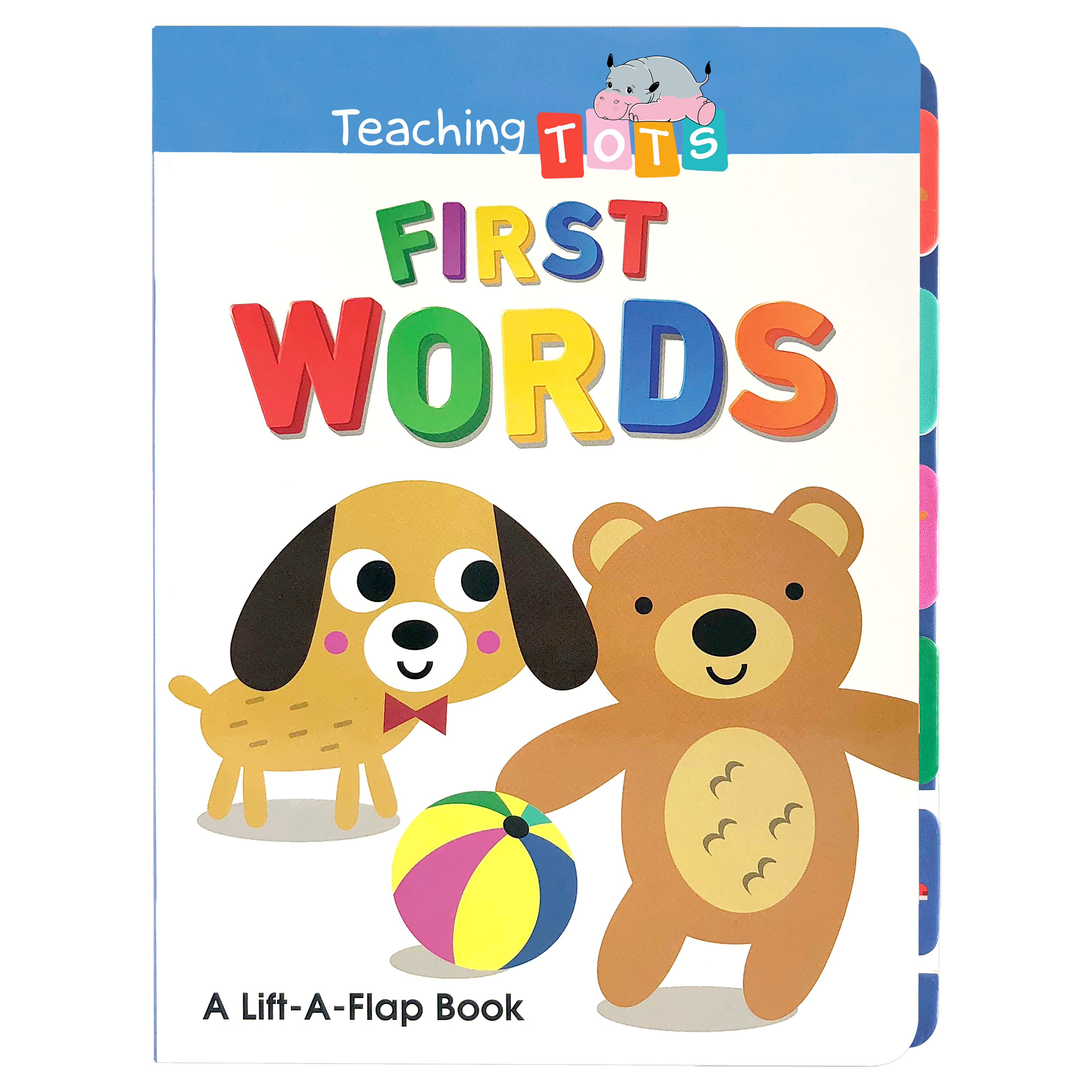 First Words Chunky LiftaFlap with Tabs Educational Children's