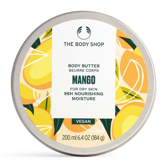 Manteca corporal The Body Shop Mango, hidratante y nutritiva, 180 ml