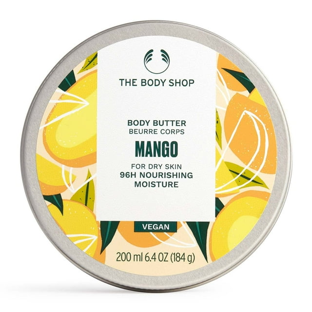 Manteca corporal The Body Shop Mango, hidratante y nutritiva, 180 ml