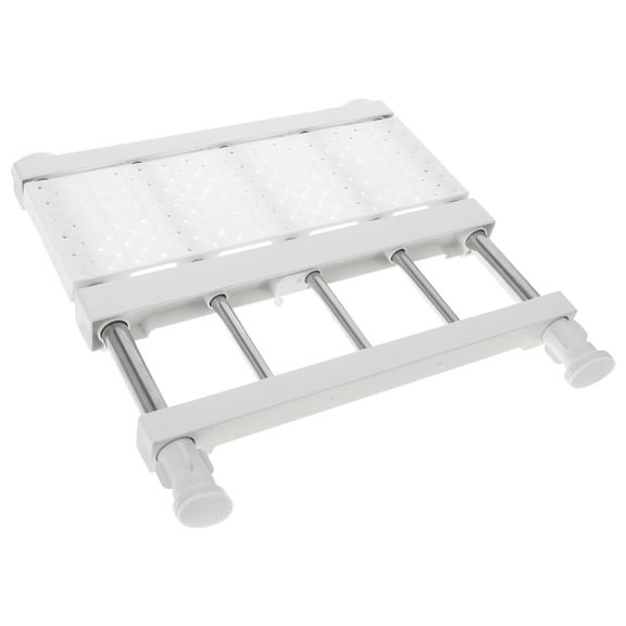 LEORX Clear Closet Shelf Separators Rectangular 1 Set