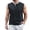 Black, variant on European Solid Color Button Open Neck Pocket Men's Casual Loose Comfortable Foreign Trade Business Vest for Men