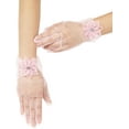 thumbnail image 3 of Zhengup Women Tea Party Tulle Gloves with Floral Wedding Bridal Pearls Mesh Sheer Gloves Evening Dress Accessories, 3 of 6