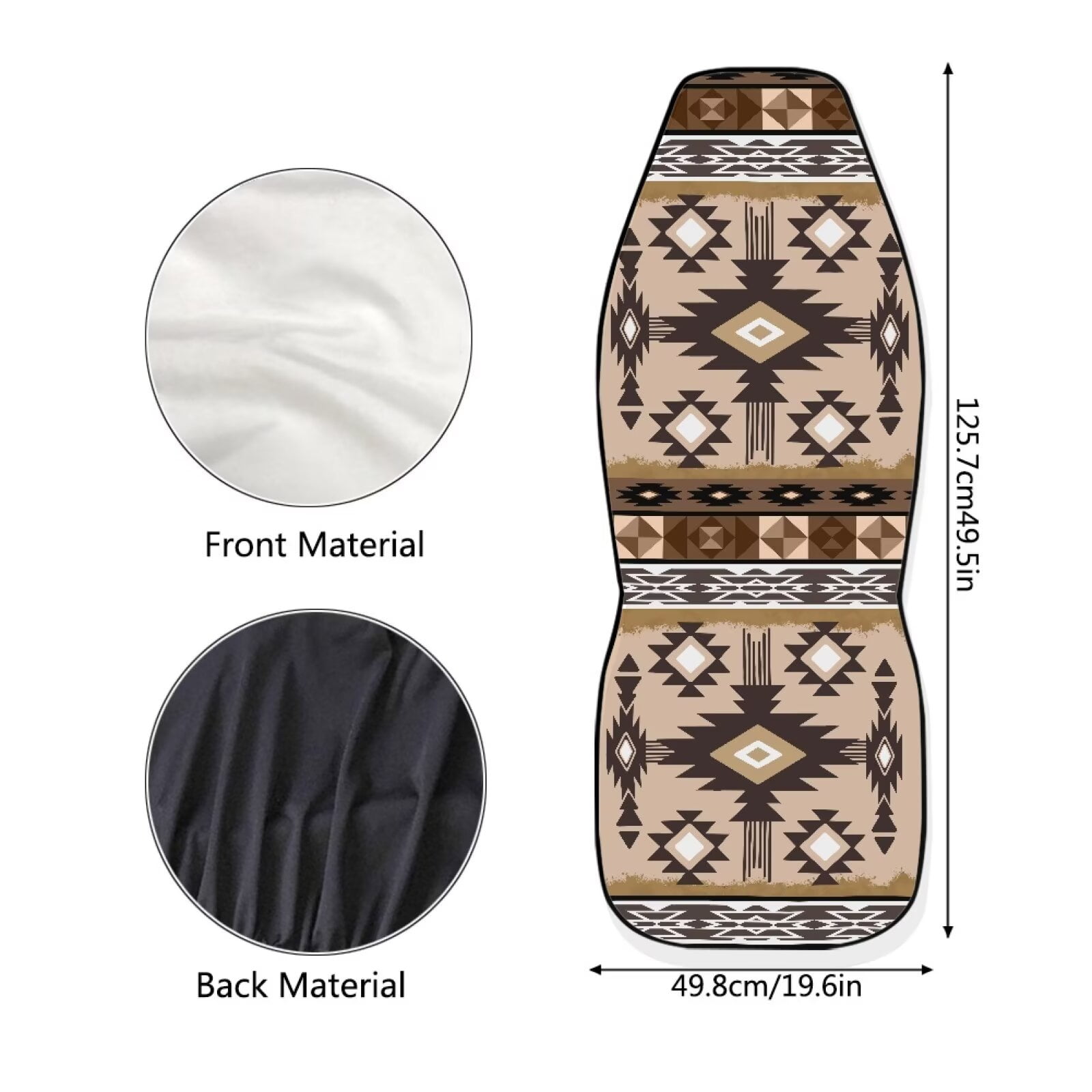 Binienty Deer Hunting Camo Car Seat Covers Full Set 2 Pack Elastic Cloth Vehicle Seat Protectors Washable Anti-Scratch Breathable Bucket Cushions Fit for Most Cars SUV Truck Van