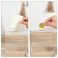 thumbnail image 4 of UPGRATOR 2 Pcs Transparent Monitoring Banks Acrylic for Adults Simple Design Money Storage, 4 of 8