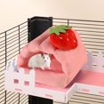 thumbnail image 3 of Small Animal Bed Breathable Cozy Hamster Nest for Small Animals Rabbit Guinea Pig Ferret Hedgehog Soft Pet Bed Hideout, 3 of 7