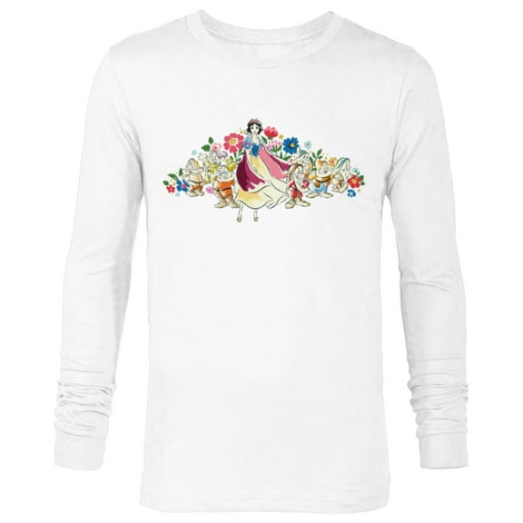 Disney Snow White & The Seven Dwarf's 85th Anniversary - Long Sleeve T-Shirt for Men - Customized-White