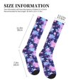 thumbnail image 4 of Sikiie White Skull Flower 1 Pairs Compression Socks for Men and Women 15-20 mmHg Running Support Socks, 4 of 7