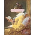 thumbnail image 2 of Green, Jacob 25x32 White Modern Wood Framed Museum Art Print Titled - Fragonard Femme II, 2 of 4