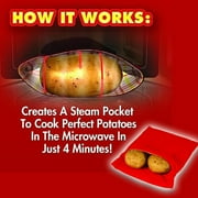 Potato Express Microwave Cooker Perfect Potatoes in Just 4 Minutes as Seen on TV- Small
