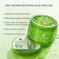 thumbnail image 2 of Gel Aloderma de aloe vera orgánico 96% puro para rostro y cuerpo, 200 ml, 2 of 9