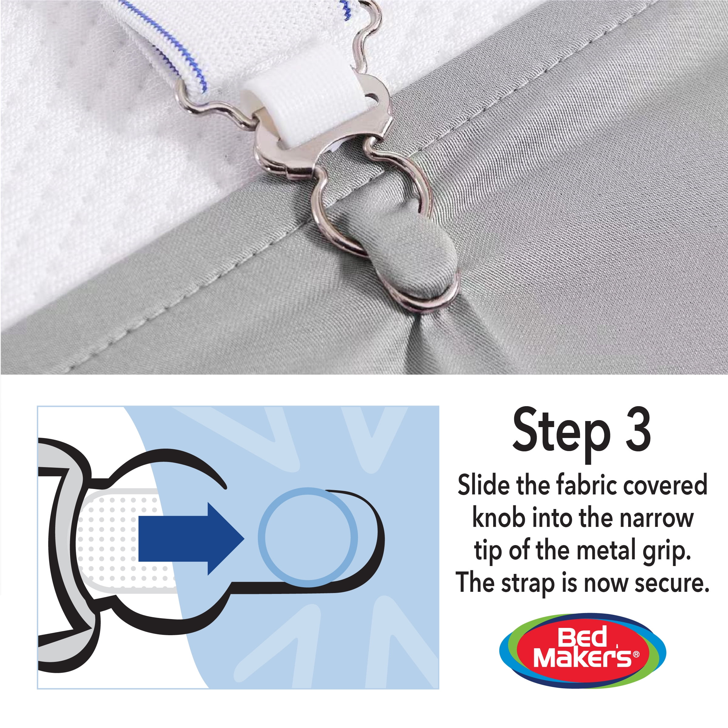 Abripedic Bed Sheet Fasteners 4 Pcs Adjustable Suspenders Straps