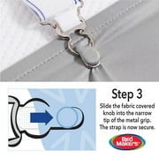 Bed Makers Adjustable Sheet Straps, 4 Pack