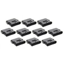 ALLSTAR PERFORMANCE ALL76299-10 Wiring Connectors and Terminals 6 Pin Weather Pack Shroud Housing 10pk