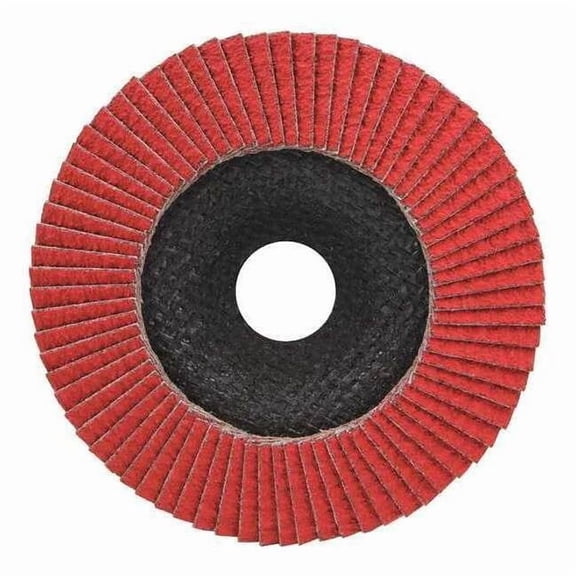Gator Finishing Mounted Flap Wheel,60 Grit,4-3/4in W,PK5 9722035