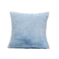 thumbnail image 4 of Home Soft Things Faux Fur Throw Pillow Cover 4 Piece Set-Blue Fog - 20" x 20, 4 of 9