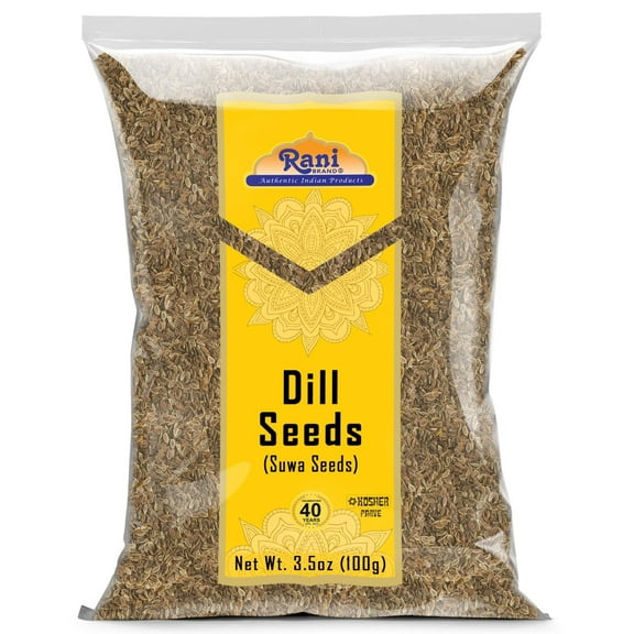 Rani Dill Seeds (Suwa / Sua) Whole, Spice 3.5oz (100g) ~ All Natural | Gluten Friendly | NON-GMO | Kosher | Vegan | Indian Origin, Weed