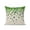 Green, variant on St. Patrick's Day Outdoor Throw Pillow with Insert, 16"x16" Spring Green Lucky Shamrocks Plant Linen Texture Waterproof Decorative Square Patio Pillows for Outside Furniture, Sofa, Porch, Garden