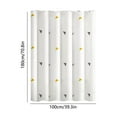 thumbnail image 3 of DAMAI Blue Star Shower Curtain, PEVA Shower Curtain Waterproof Plastic Clear Bath Curtains, Transparent/Colorful Bathroom Curtains Mildew Home Luxury with Hooks, 3 of 6