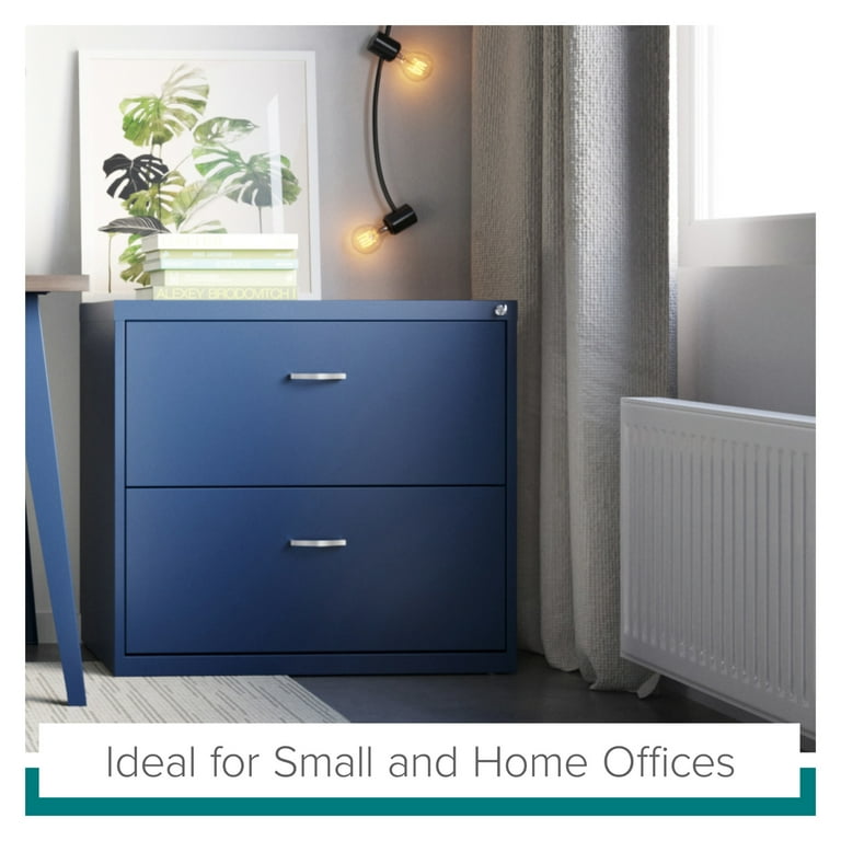 SEQUEL SQ-25AW-PT-02 ¥38,500 NAVY XL Space Solutions 30 inch Wide 2 Drawer Lateral File Cabinet for