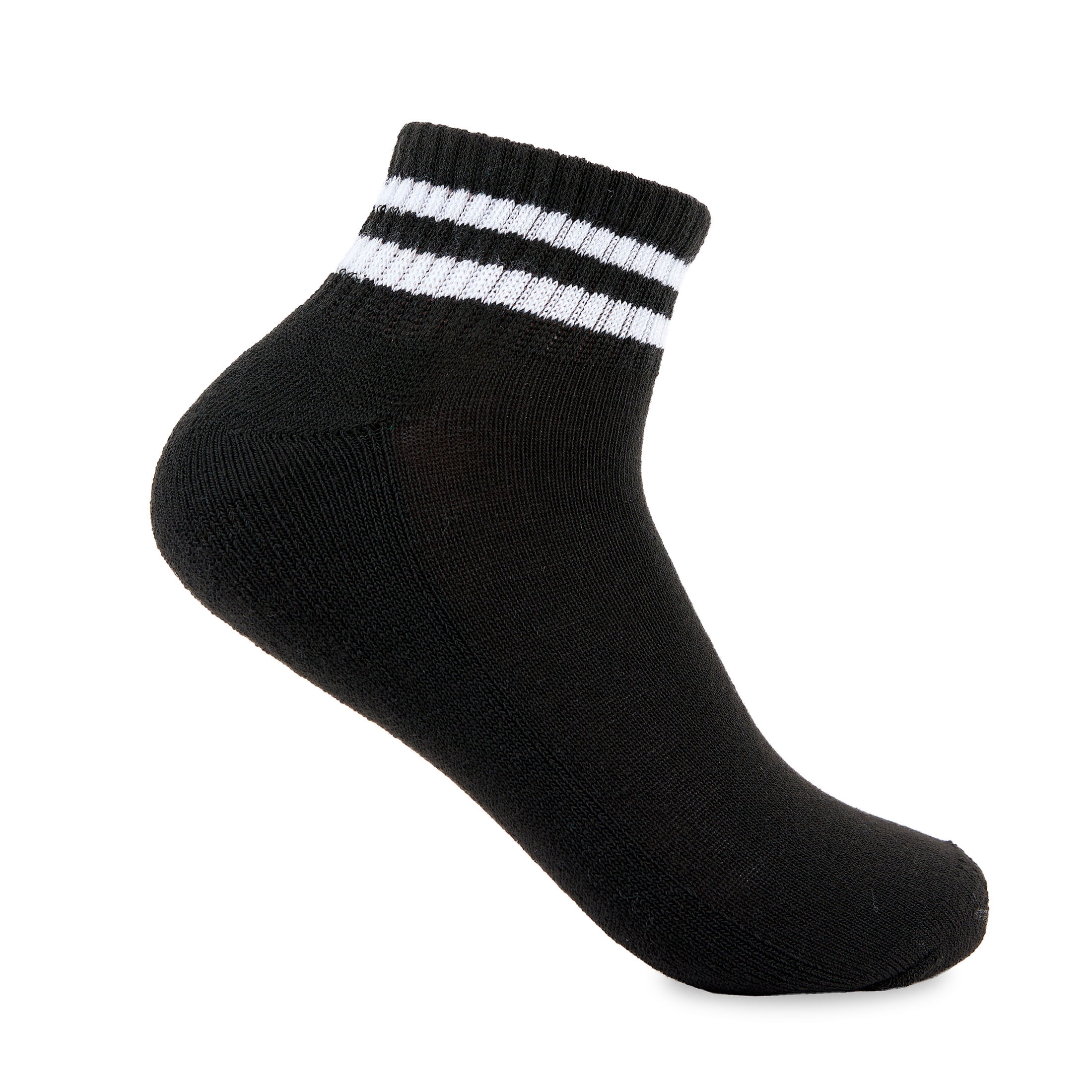 Fruit of the Loom All Day Comfort Boys Ankle Socks, Sizes 4.5-9, 10-Pack