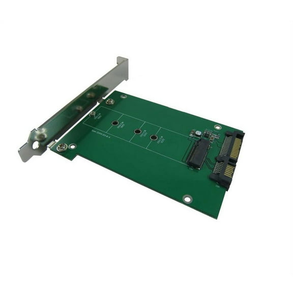 M.2 SATA SSD to SATA III Adapter with PCI-e Bracket