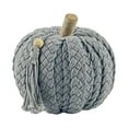 thumbnail image 2 of Calabazas artificiales BLESIY Adorno de Halloween Decoración rústica Calabaza de imitación Gris, 2 of 8