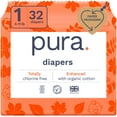 thumbnail image 3 of (2 pack) Pura Sensitive Soft Sustainable Baby Diapers Size 1, 32 Count (Choose Your Size and Count), 3 of 12