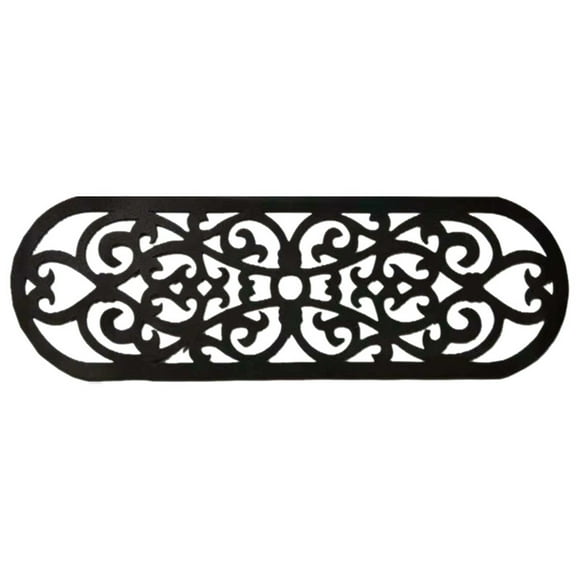 Stair Mat Pattern Hollow Design Modern Simple Fashion Rubber Mat Anti Slip Wrought Design Indoor and Outdoor Wooden Stairs Cement Stairs Decorated Stair Mats