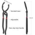 thumbnail image 3 of Oil Filter Pliers Oil Wrench Adjustable Filter Wrench Pliers With Handle Non-Slip Oil Filter Pliers For Oil Filters From 30Mm 155Mm, 3 of 5