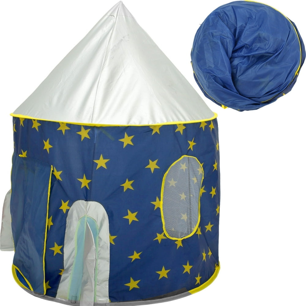 Tente Fille Chambre Tente De Jeu Enfant Chateau Pour Enfant Tipi Pop Up Portable Avec Sac De Transport Interieur Et Exterieur Idee Cadeau Ro - Jeux - Jouets Cabane Tissu Enfant Extérieur