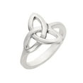 thumbnail image 3 of Sterling Silver Wicca Triquetra Ultimatum Ring Size 10, 3 of 5