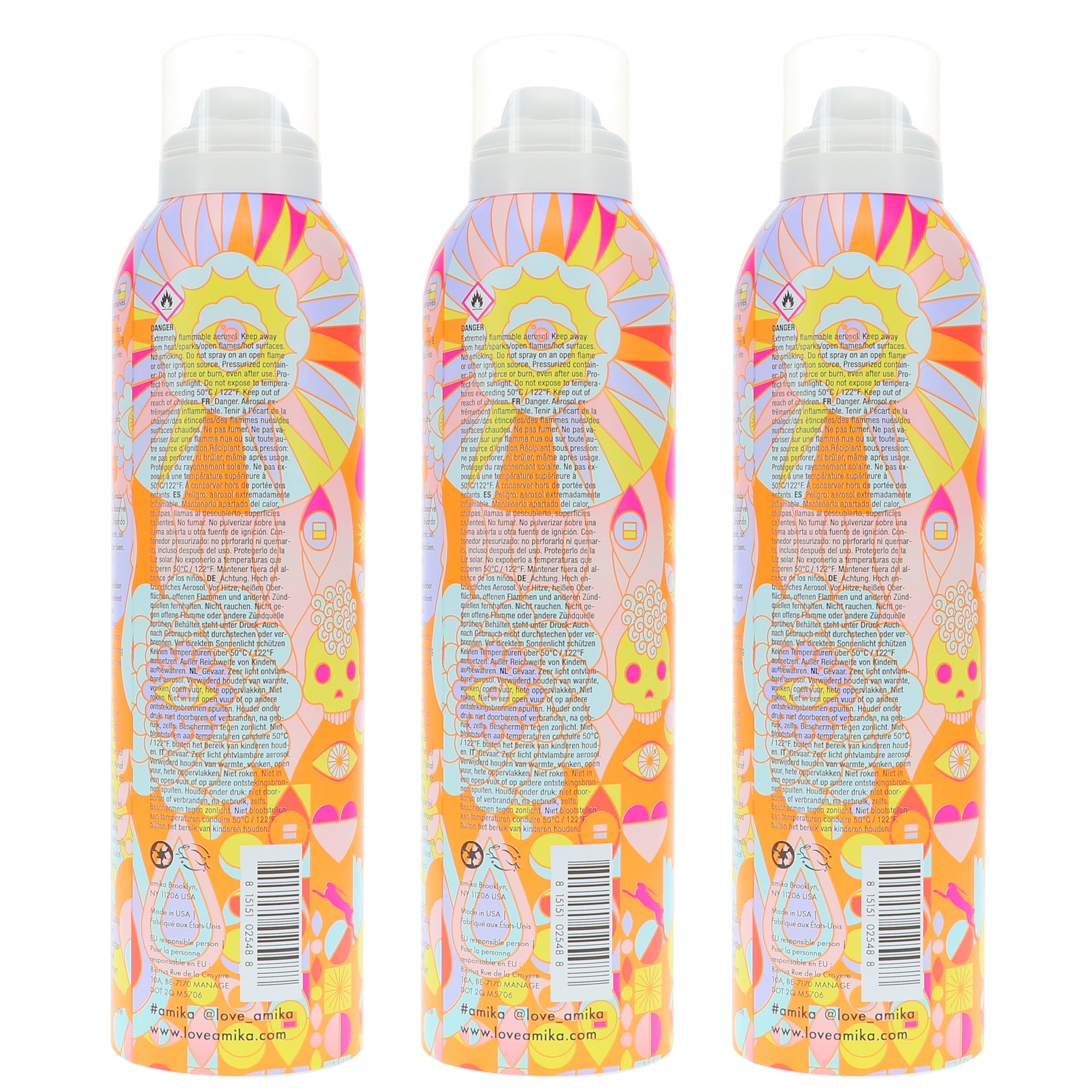 Amika Perk Up Dry Shampoo 5.3 oz 3 Pack