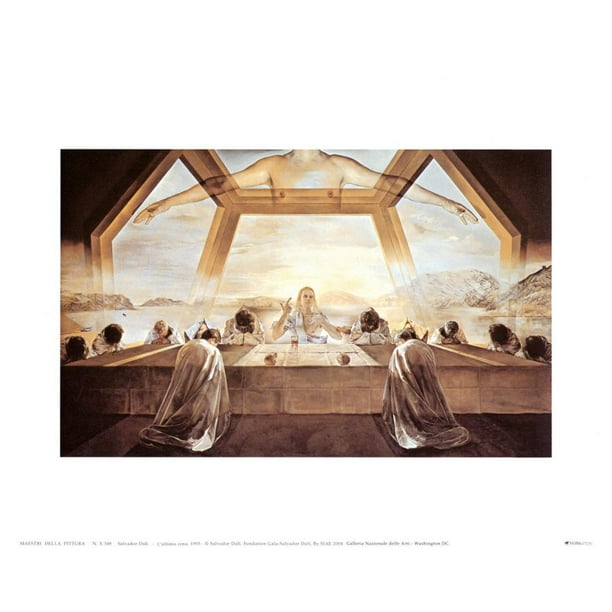 The Sacrament of the Last Supper, c.1955 Art Print By Salvador Dalí The Sacrament of the Last Supper, c.1955 Art Print By Salvador Dalí