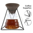 thumbnail image 3 of KALLORY Soporte Para Y Gotero De Café Negro Portátil Para Uso Doméstico Fácil Y Duradero, 3 of 8