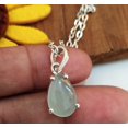 thumbnail image 2 of Stunning Moonstone Pendant 925 Sterling Silver-Blue Fire Necklace- Anniversary gift For Her-Moonstone Solitaire Pendant, 2 of 4
