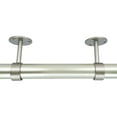 thumbnail image 4 of MERIVILLE Ceiling-Mounted or Wall-Mounted Curtain Rod Brackets, for up to 1 ¼” Diameter Drapery Rods, 2 PCs, Pewter, 4 of 4