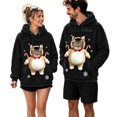 thumbnail image 3 of JAJAHO Fuzzy Pet Carrier Hoodie Christmas Unisex Small Animal Holding Sweatshirt Cat Dog Pouch Pullover Tops, 3 of 6