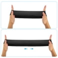 thumbnail image 4 of Unique Bargains Rubber Stretchable Bouncy Fidget Foot Bands, 15 Pack, Black, 4 of 5