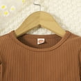 thumbnail image 6 of Staki Dress for Girls Toddler Kids Baby Girl Dress Long Sleeve Casual Dresses Girls Fall Winter Outfit Clothes(Brown,12-18 Months), 6 of 7