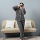 thumbnail image 2 of Pijamas de pareja para mujer, otoño e invierno, forro polar coral grueso, lindo conjunto de ropa de casa de invierno de franela, 2 of 6